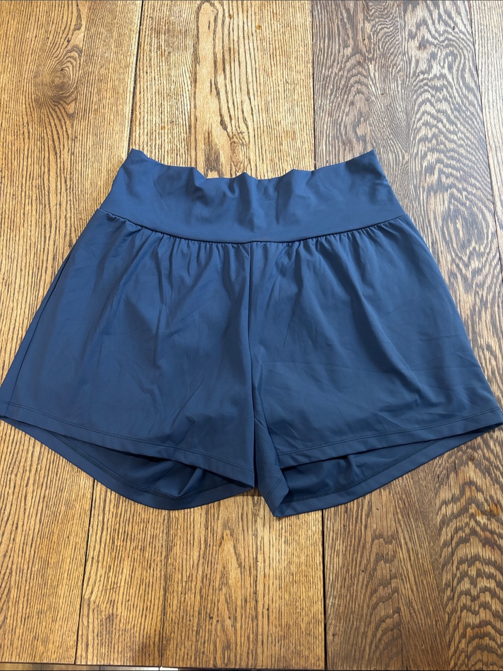 HALARA Navy High-Rise Athletic Shorts